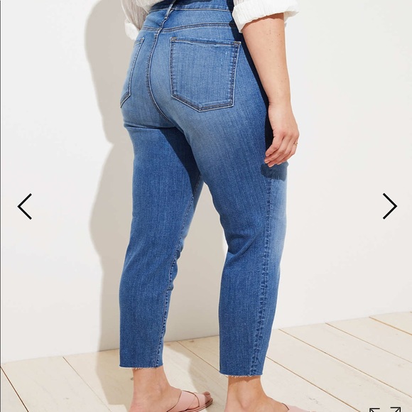Loft Plus Fresh Cut Skinny Jeans in Mid Stonewash - Picture 2 of 3